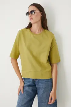 Medicine tricou din bumbac culoarea verde imagine