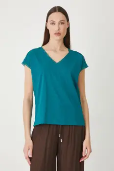 Medicine tricou din bumbac culoarea verde imagine