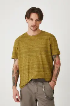 Medicine tricou din bumbac culoarea verde, modelator imagine