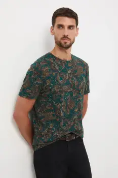 Medicine tricou din bumbac culoarea verde, modelator imagine