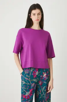 Medicine tricou din bumbac culoarea violet imagine
