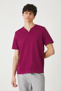 Medicine tricou din bumbac culoarea violet, neted imagine