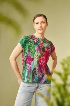 Medicine tricou din bumbac femei imagine