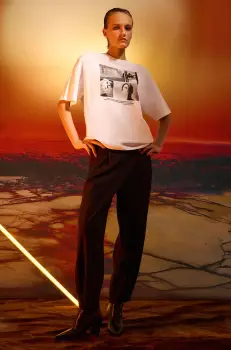 Medicine tricou din bumbac femei, culoarea alb imagine