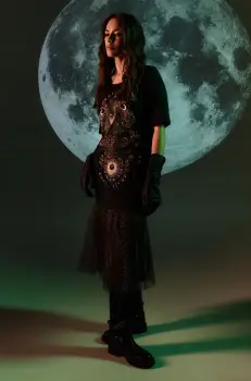 Medicine tricou din bumbac femei, culoarea gri imagine