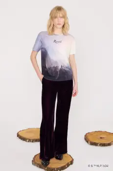 Medicine tricou din bumbac femei, culoarea negru imagine