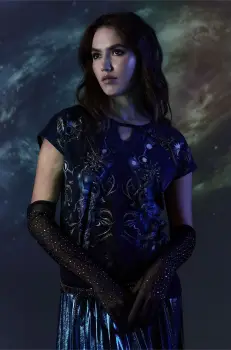 Medicine tricou din bumbac femei, culoarea verde imagine