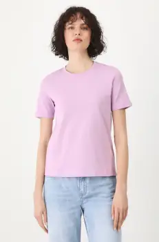 Medicine tricou din bumbac femei, culoarea violet imagine