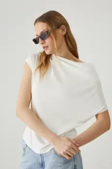 Medicine tricou femei, culoarea bej imagine