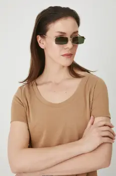 Medicine tricou femei, culoarea bej imagine