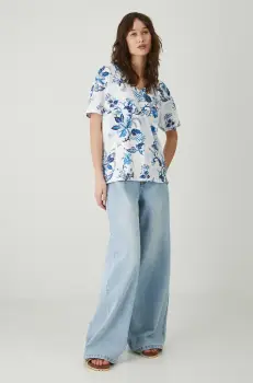 Medicine tricou femei, culoarea bej imagine