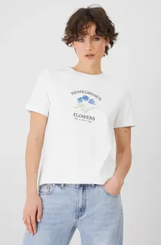 Medicine tricou femei, culoarea bej imagine