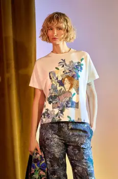 Medicine tricou femei, culoarea bej imagine