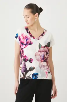 Medicine tricou femei, culoarea bej imagine