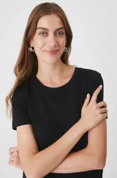 Medicine tricou femei, culoarea negru imagine