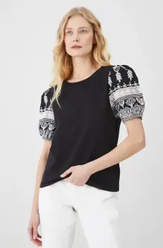 Medicine tricou femei, culoarea negru imagine