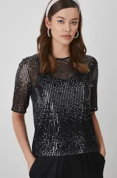 Medicine tricou femei, culoarea negru imagine