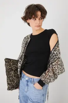 Medicine tricou femei, culoarea negru imagine