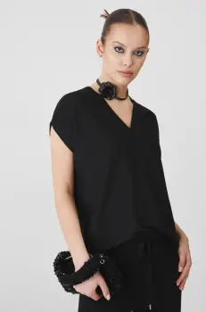 Medicine tricou femei, culoarea negru imagine