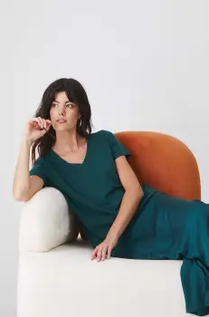 Medicine tricou femei, culoarea verde imagine