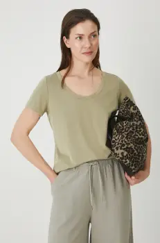 Medicine tricou femei, culoarea verde imagine