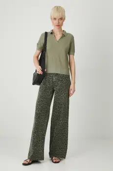 Medicine tricou femei, culoarea verde imagine