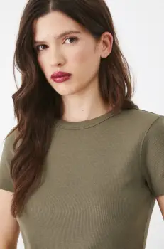 Medicine tricou femei, culoarea verde imagine