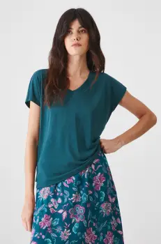 Medicine tricou femei, culoarea verde imagine