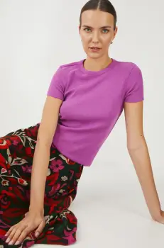 Medicine tricou femei, culoarea violet imagine