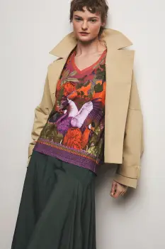 Medicine tricou femei din bumbac cu elastan imagine