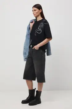 Medicine tricou oversized de pentru femei, din bumbac imagine