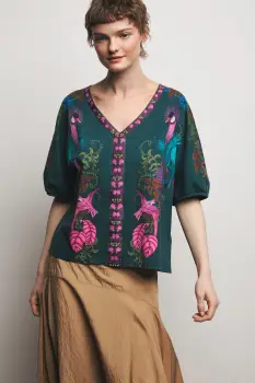 Medicine tricou oversized pentru femei, din bumbac imagine