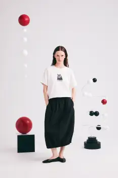 Medicine tricou oversized pentru femei, din bumbac imagine