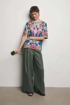 Medicine tricou oversized pentru femei, din bumbac imagine