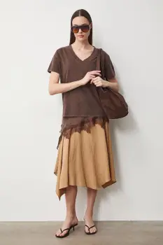 Medicine tricou oversized pentru femei, din bumbac imagine