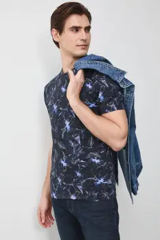 Medicine tricou pentru barbati, din bumbac cu elastan imagine