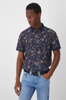 Medicine tricou polo barbati, culoarea albastru marin, modelator imagine