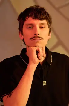 Medicine tricou polo barbati, culoarea negru, cu imprimeu imagine