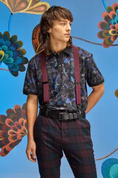 Medicine tricou polo barbati, culoarea negru, modelator imagine