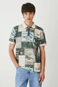 Medicine tricou polo cu imprimeu imagine