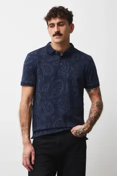 Medicine tricou polo culoarea albastru marin, modelator imagine