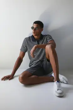 Medicine tricou polo culoarea bej, cu imprimeu imagine