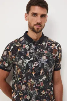 Medicine tricou polo culoarea negru, modelator imagine