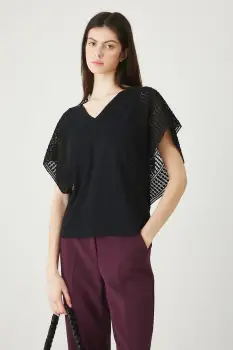 Medicine tricou reversibil din bumbac culoarea negru imagine