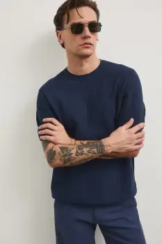 Medicine tricou tricotat pentru barbati, din bumbac imagine