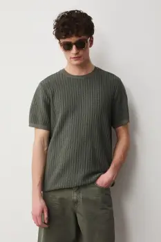 Medicine tricou tricotat pentru barbati, din bumbac imagine