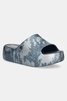 Melissa papuci FREE PLATFORM SLIDE DENIM femei, cu platforma, M 36149 imagine