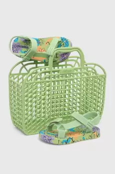 Melissa sandale copii PLAYTIME BB culoarea verde imagine