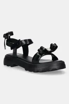 Melissa sandale MELISSA TOWN SANDAL BOW AD culoarea negru, cu platforma, M 35972 imagine