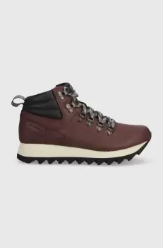 Merrell pantofi Alpine Hiker femei, culoarea bordo imagine